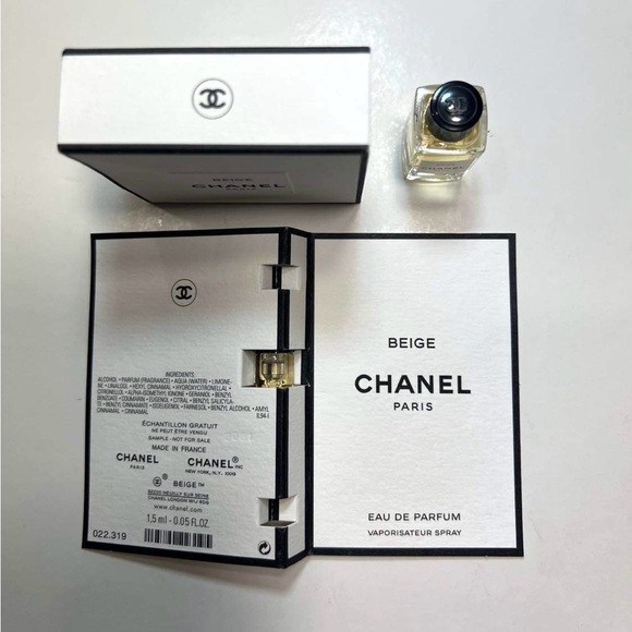 Chanel Beige  Les Exclusifs Eau De Parfum Mini Splash Bottle 4ml +Spray 1.5ml - Picture 5 of 6
